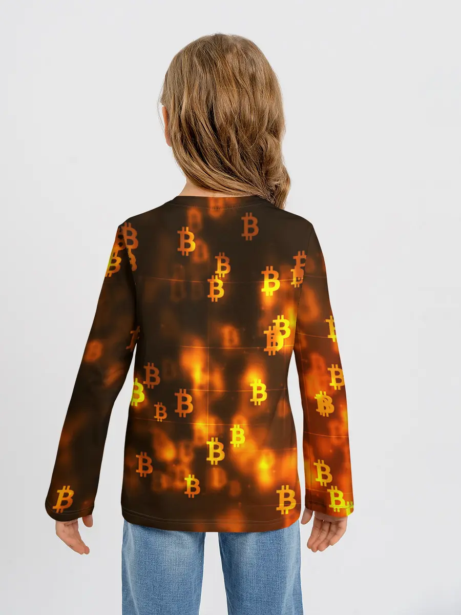Детский лонгслив / BITCOIN KRYPTONATE