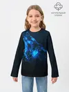 Детский лонгслив / Космический Волк