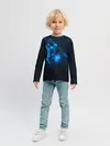 Детский лонгслив / Космический Волк