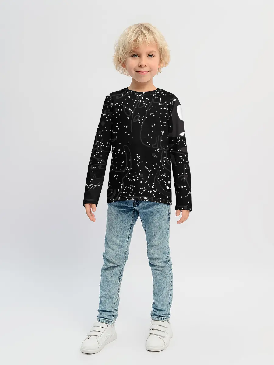 Детский лонгслив / Кис-Кис