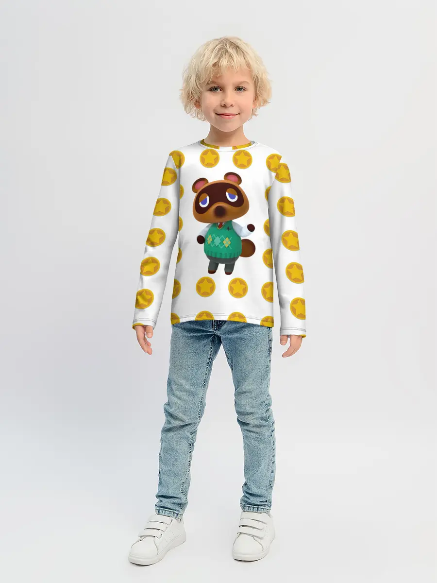 Детский лонгслив / Animal crossing - Nook