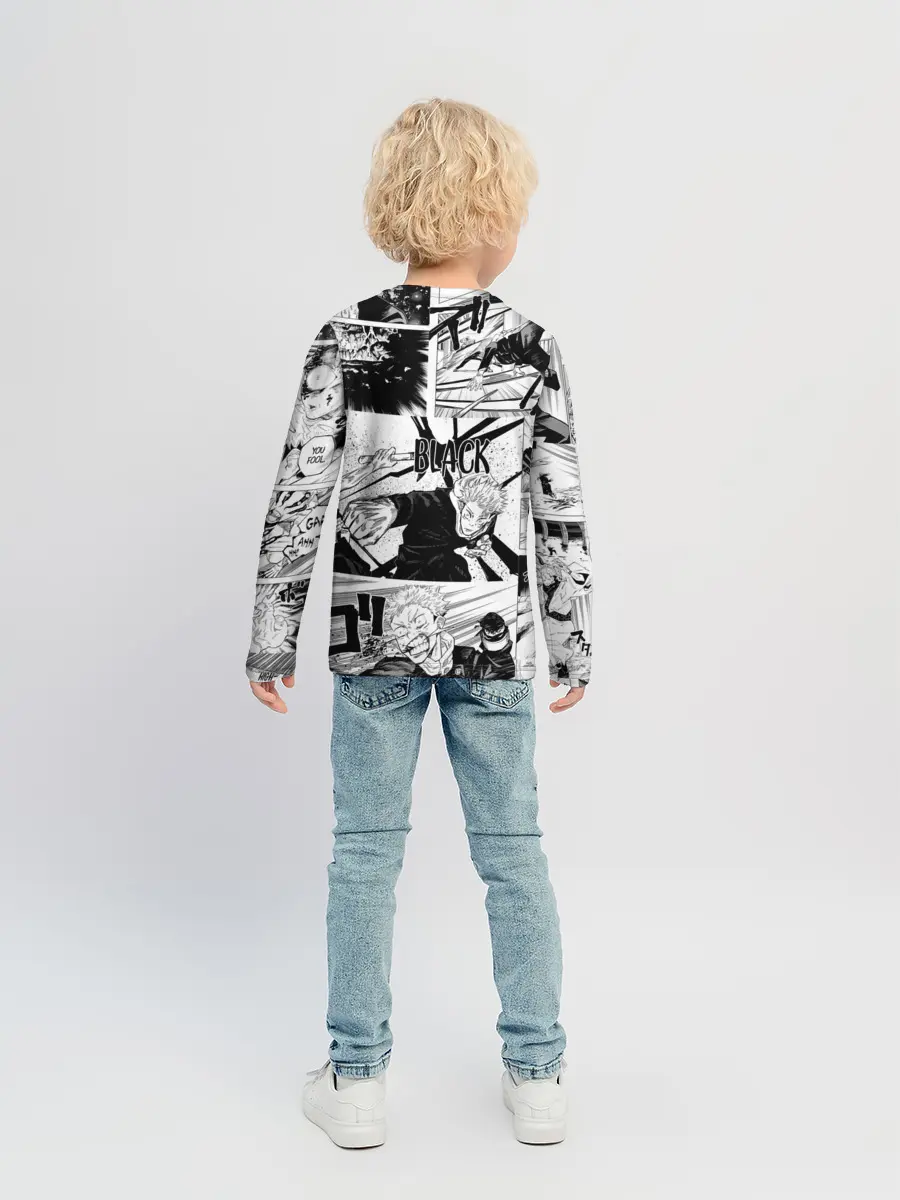 Детский лонгслив / Магическая битва манга