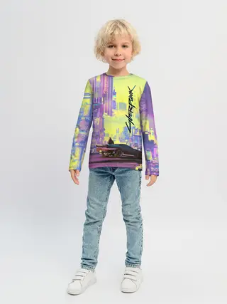 Детский лонгслив / Cyberpunk 2077