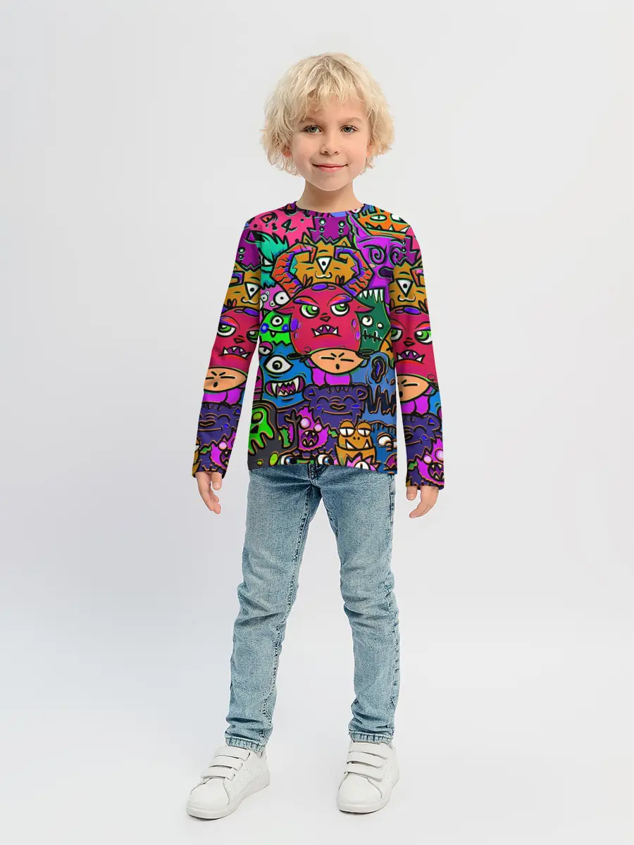 Детский лонгслив / Happy