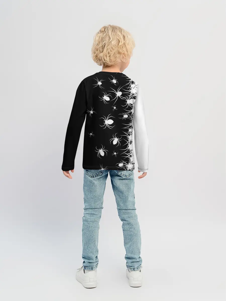Детский лонгслив / Пауки