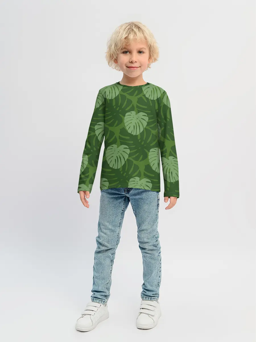 Детский лонгслив / Лист