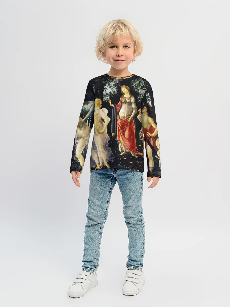 Детский лонгслив / весна боттичелли