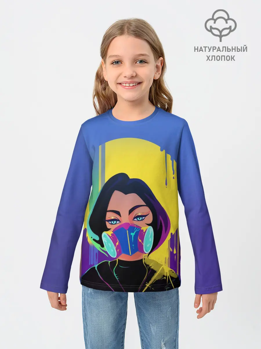 Детский лонгслив / AntiCorona