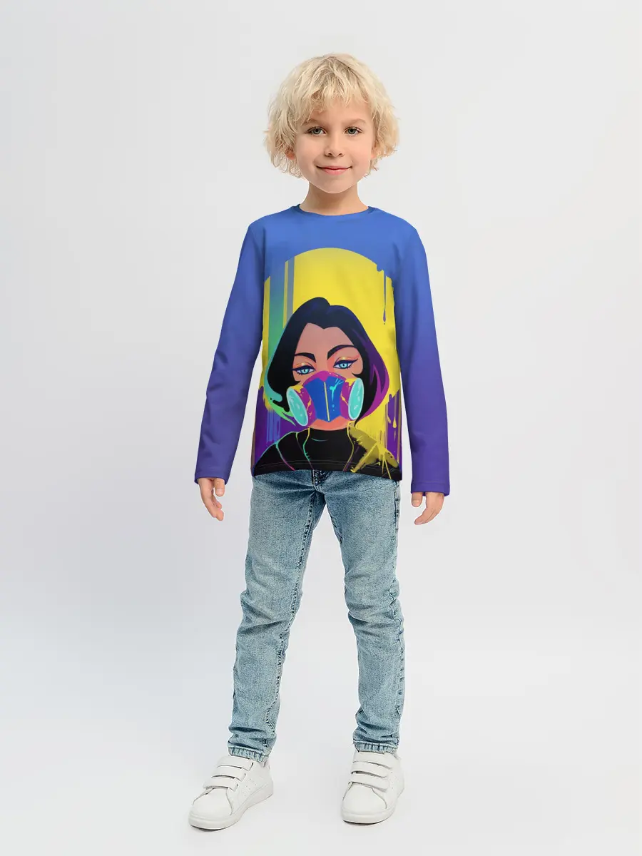 Детский лонгслив / AntiCorona