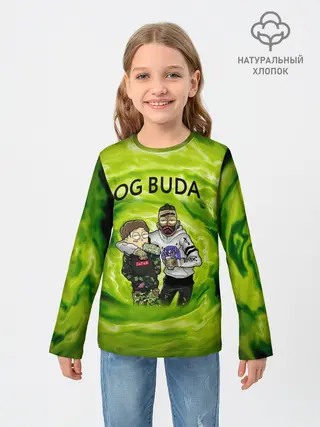 Детский лонгслив / Репер - OG Buda