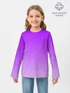 Детский лонгслив / Фиолетовый космос