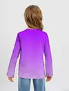Детский лонгслив / Фиолетовый космос