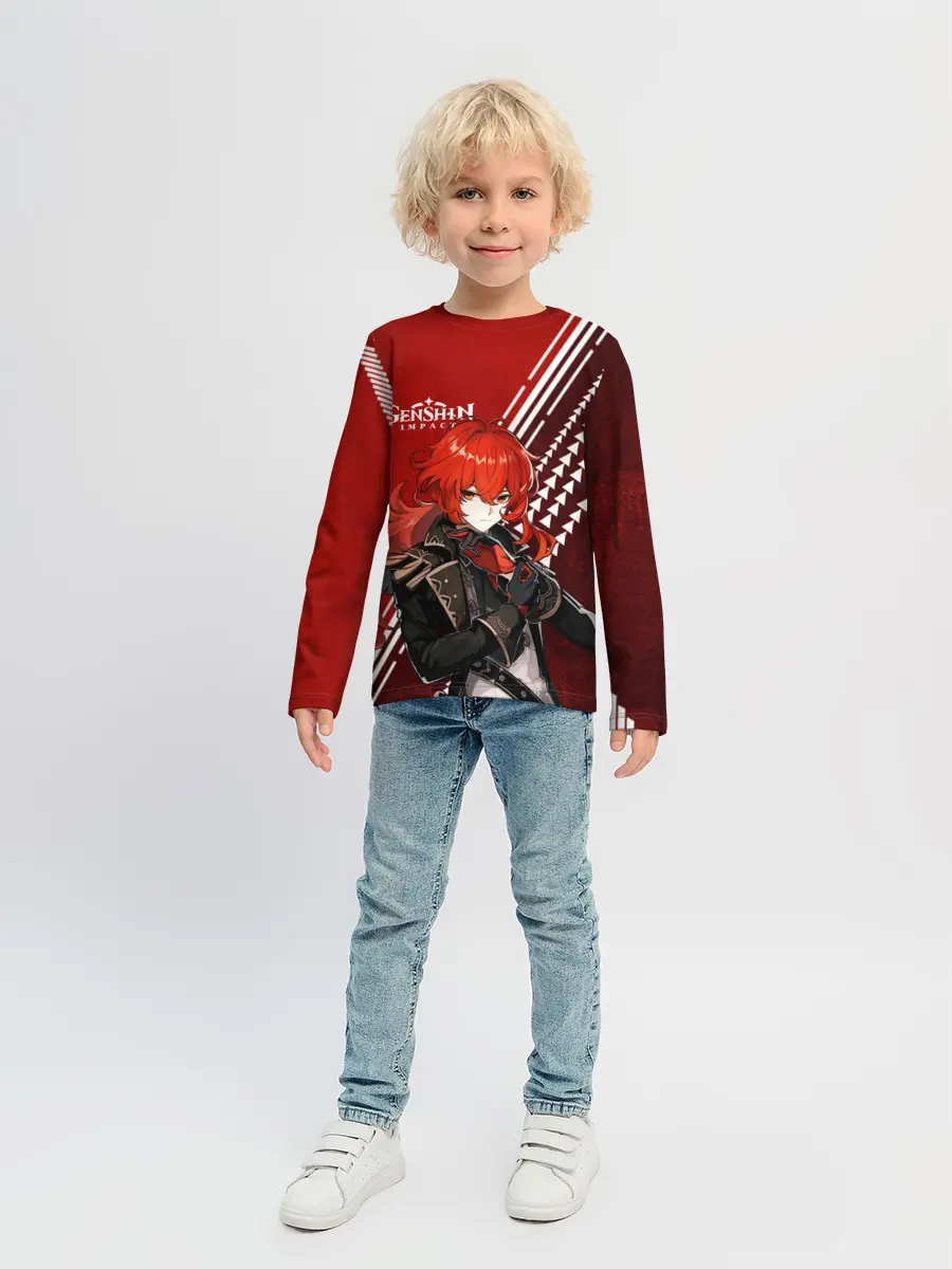Детский лонгслив / Genshin Impact