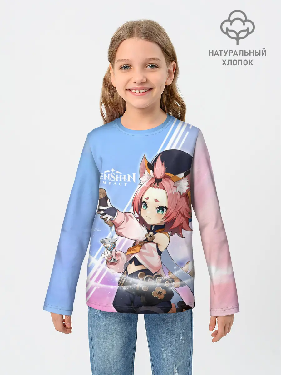 Детский лонгслив / Genshin Impact