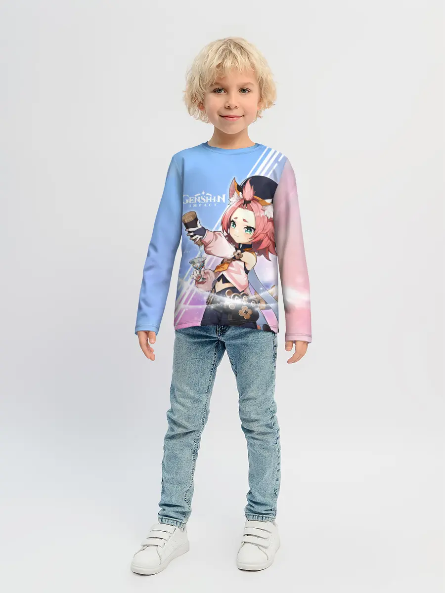 Детский лонгслив / Genshin Impact