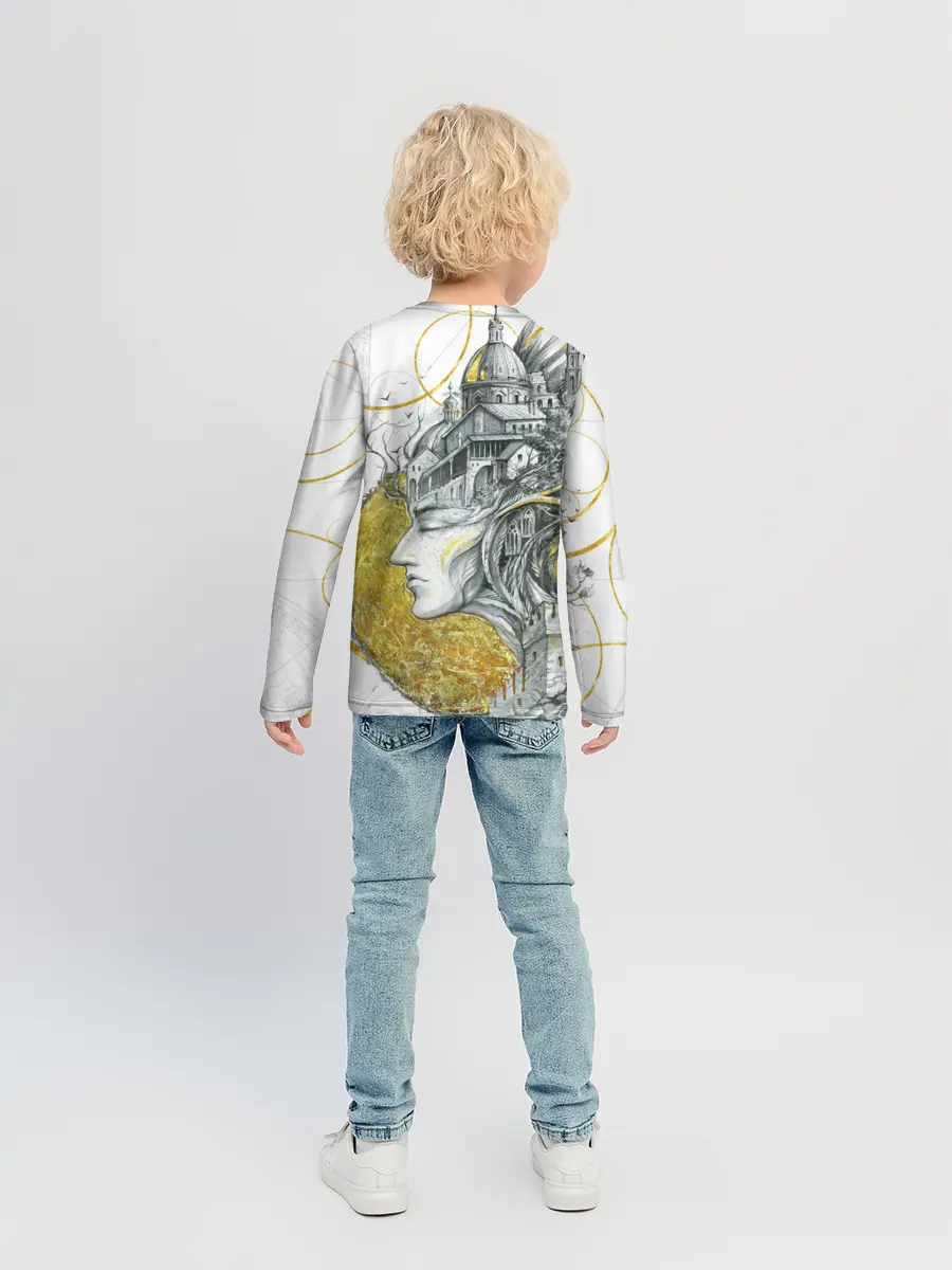 Детский лонгслив / Мечты города