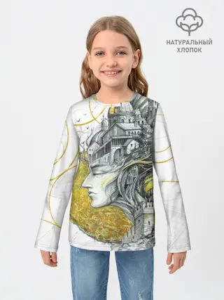 Детский лонгслив / Мечты города
