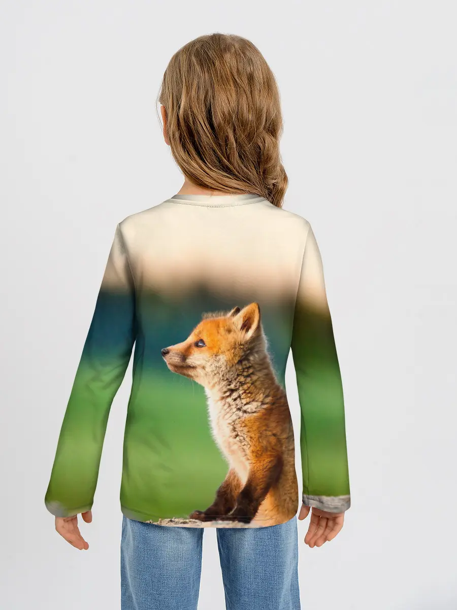 Детский лонгслив / Лиса