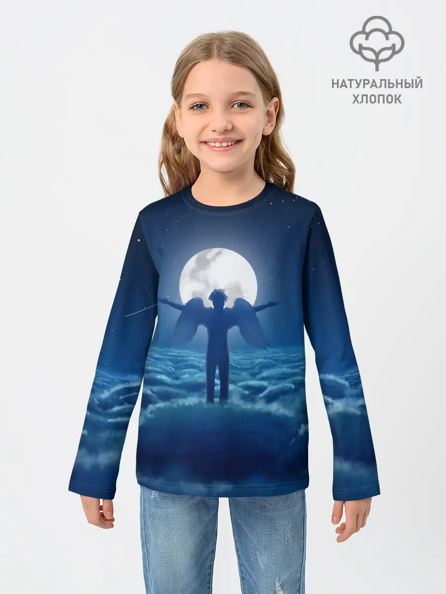 Детский лонгслив / Ангел