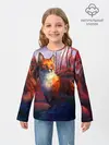 Детский лонгслив / Рыжая лиса