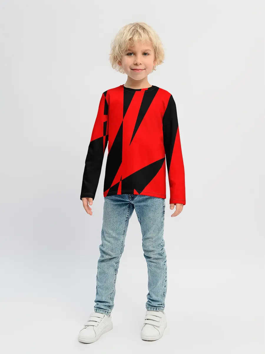 Детский лонгслив / Абстракция