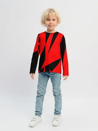 Детский лонгслив / Абстракция