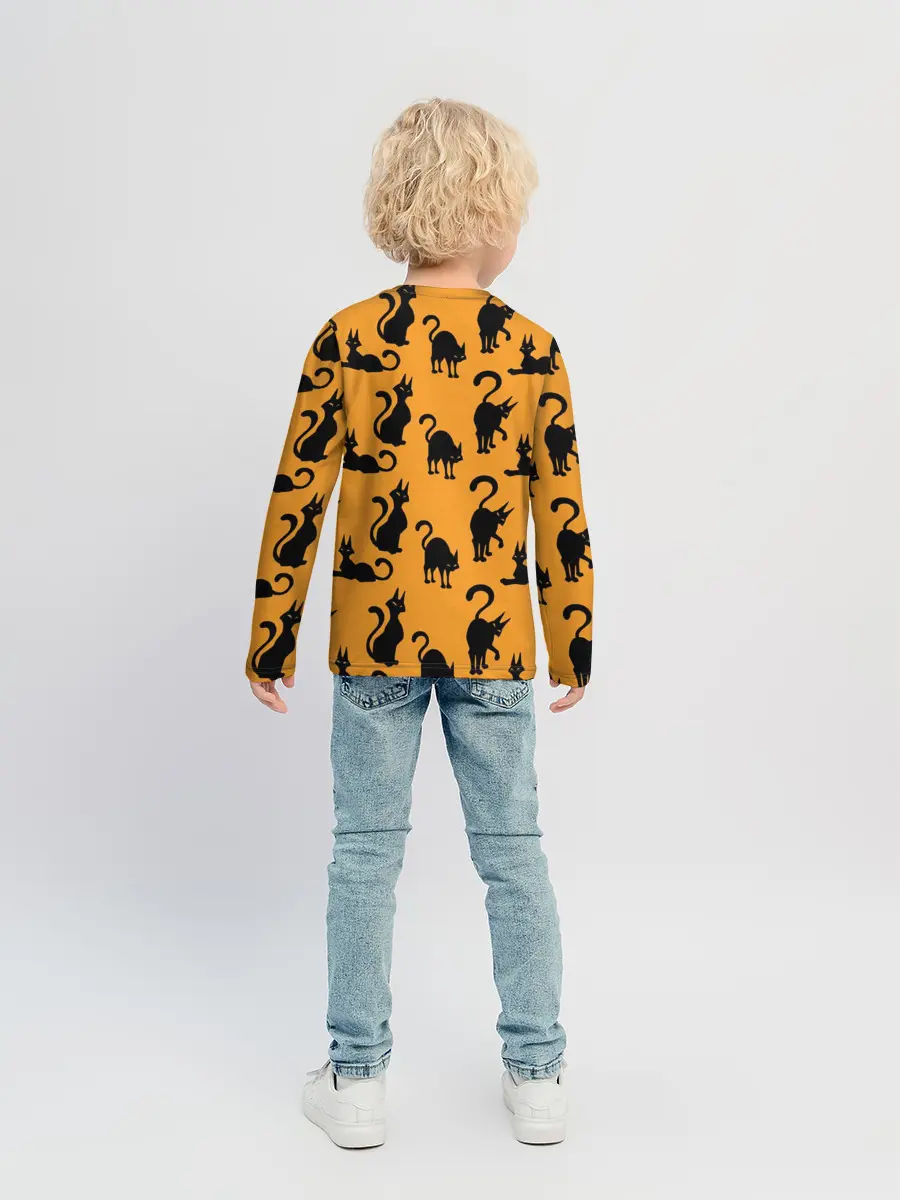 Детский лонгслив / Кошки