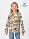 Детский лонгслив / Котики муркотики