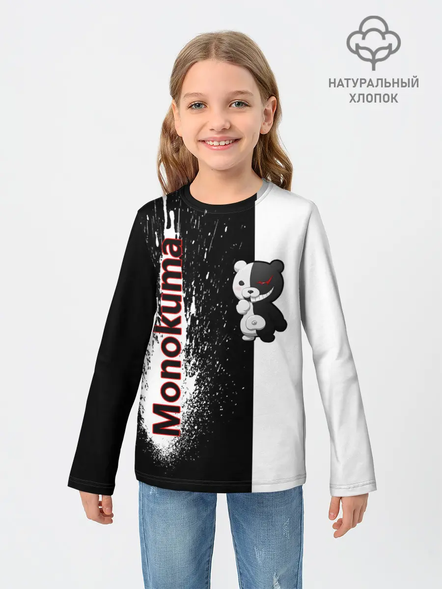 Детский лонгслив / Monokuma
