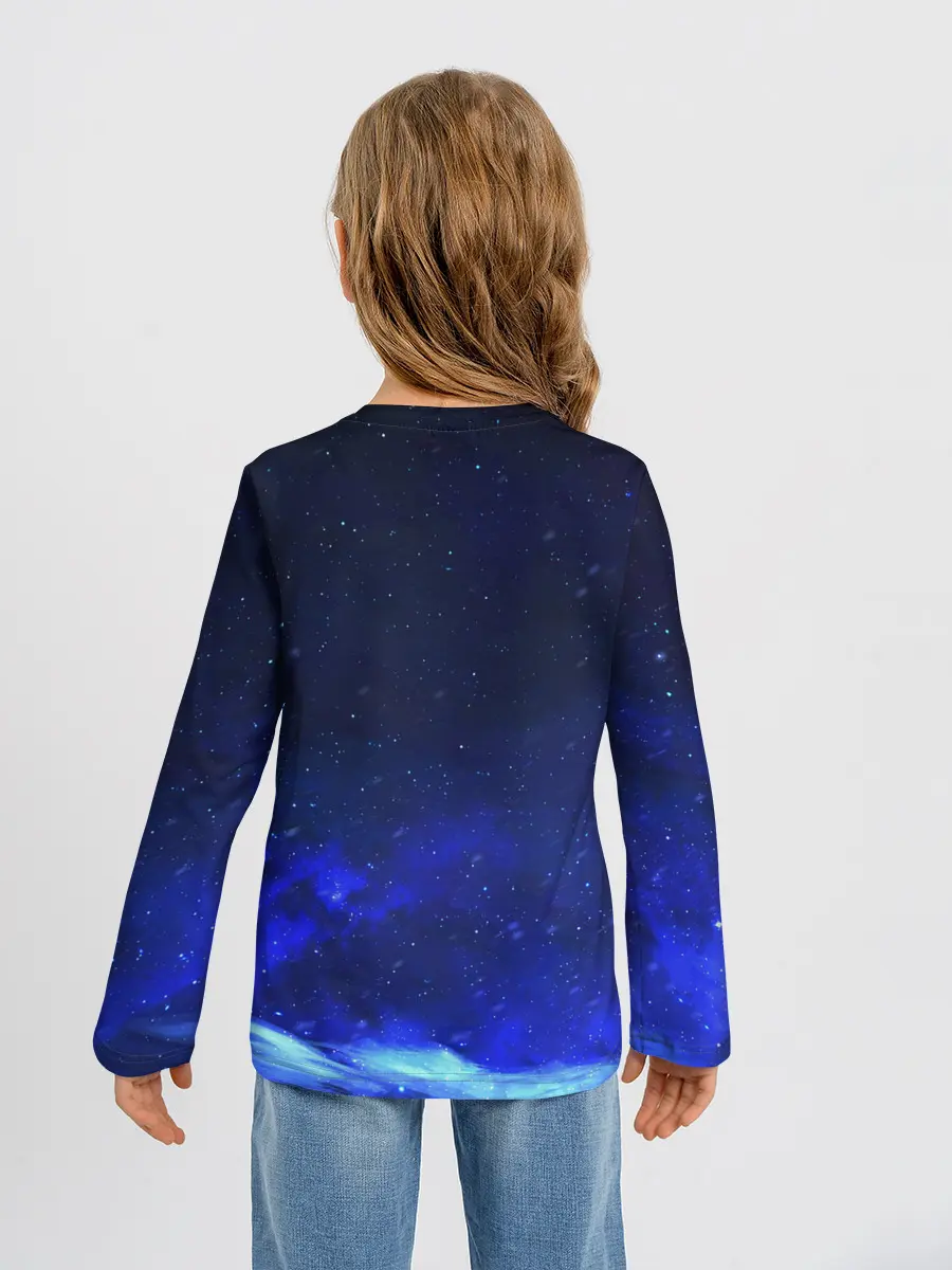 Детский лонгслив / Dark Wolf