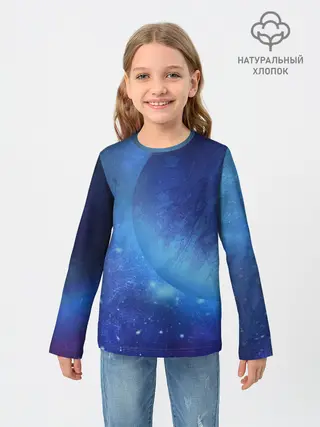 Детский лонгслив / Планета