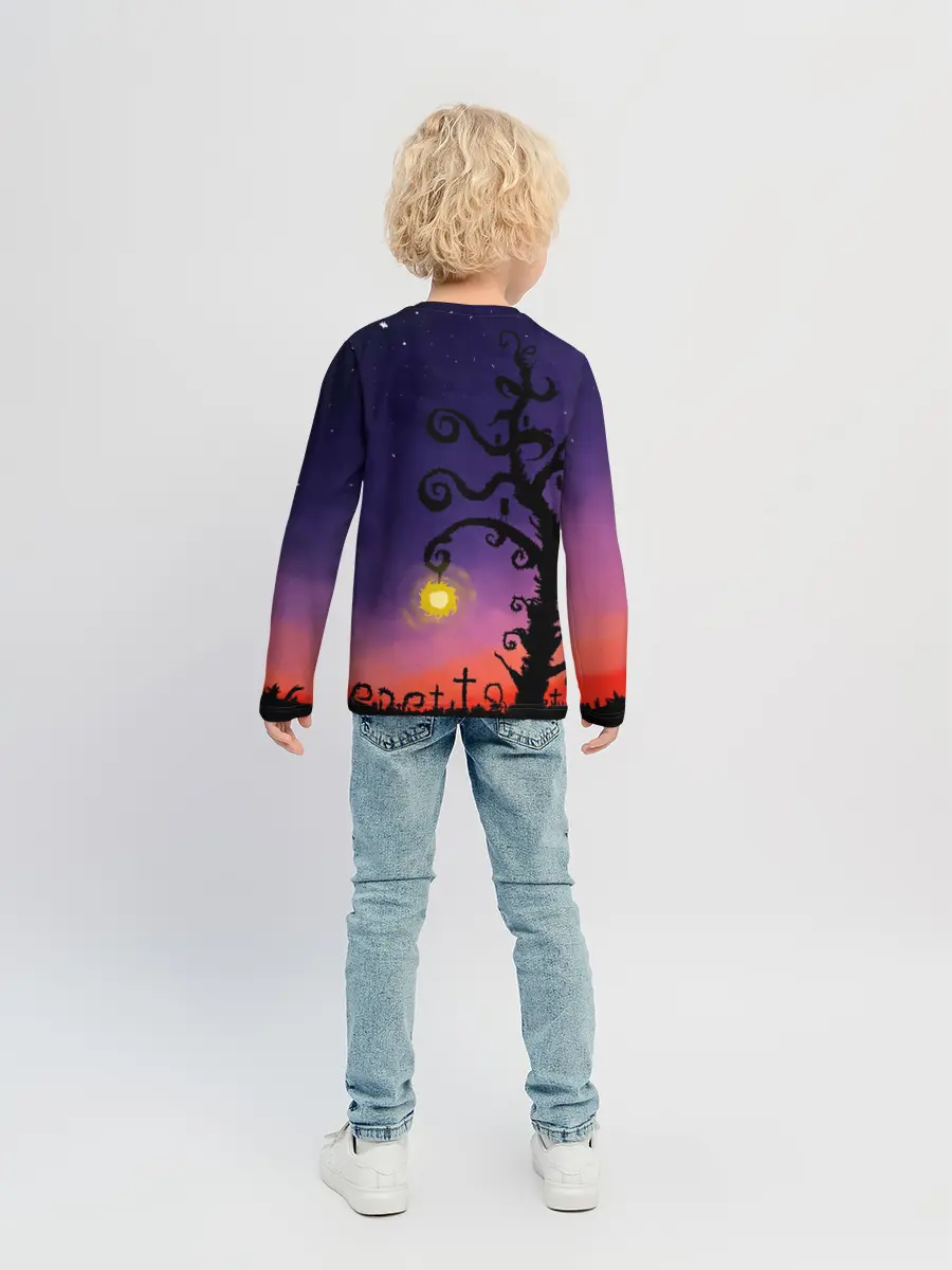 Детский лонгслив / Ночь