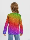 Детский лонгслив / Блестки радуги