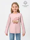Детский лонгслив / Стеклянная свинка