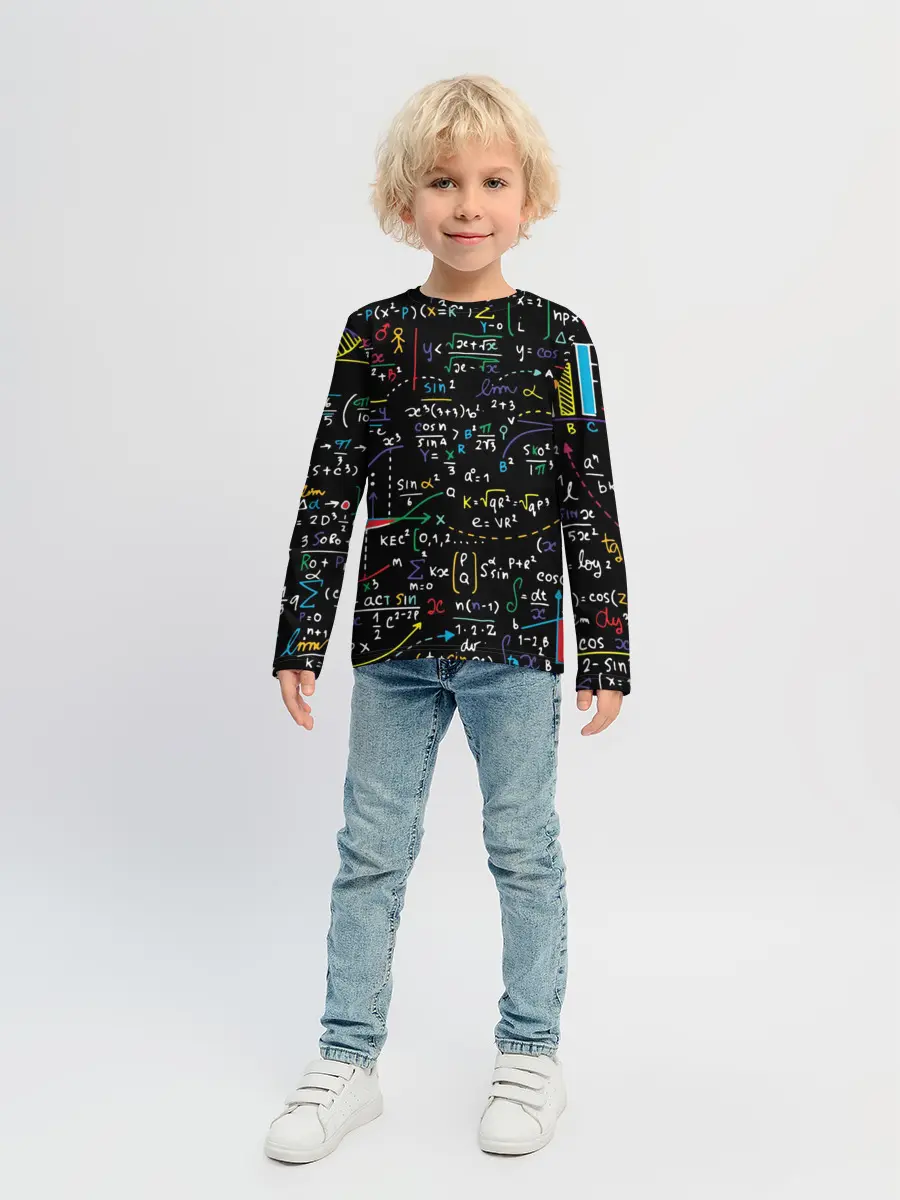 Детский лонгслив / Математические формулы