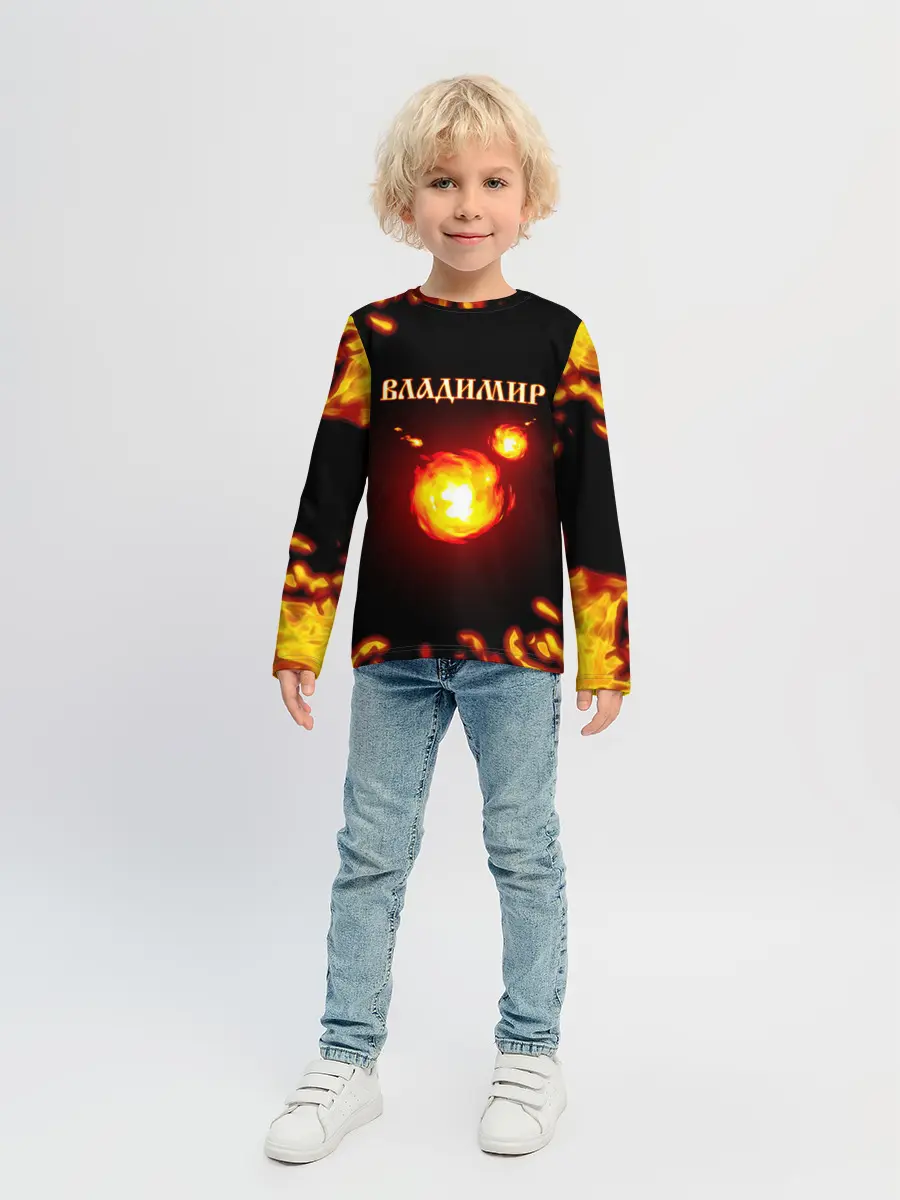 Детский лонгслив / Владимир