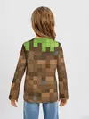 Детский лонгслив / Minecraft камуфляж