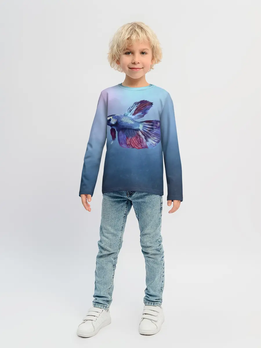 Детский лонгслив / Рыбка