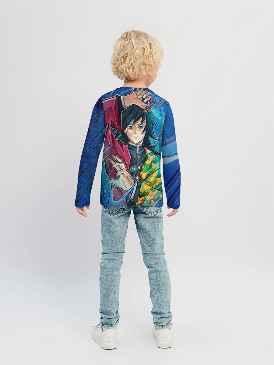 Детский лонгслив / Гию Томиоко Клинок демонов