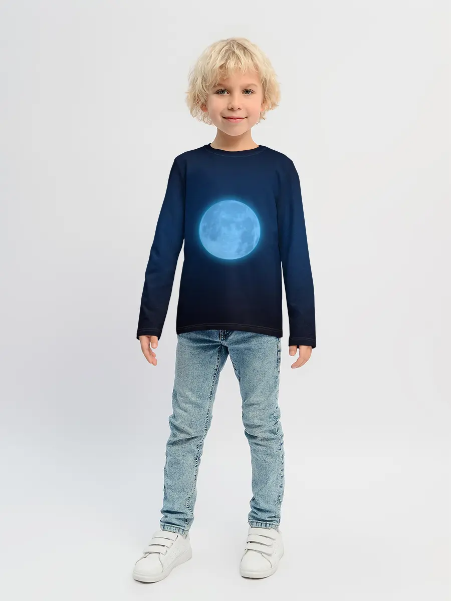 Детский лонгслив / Moon