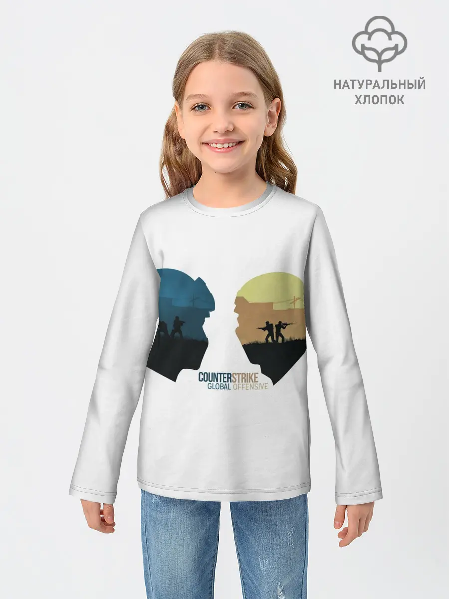 Детский лонгслив / Counter strike