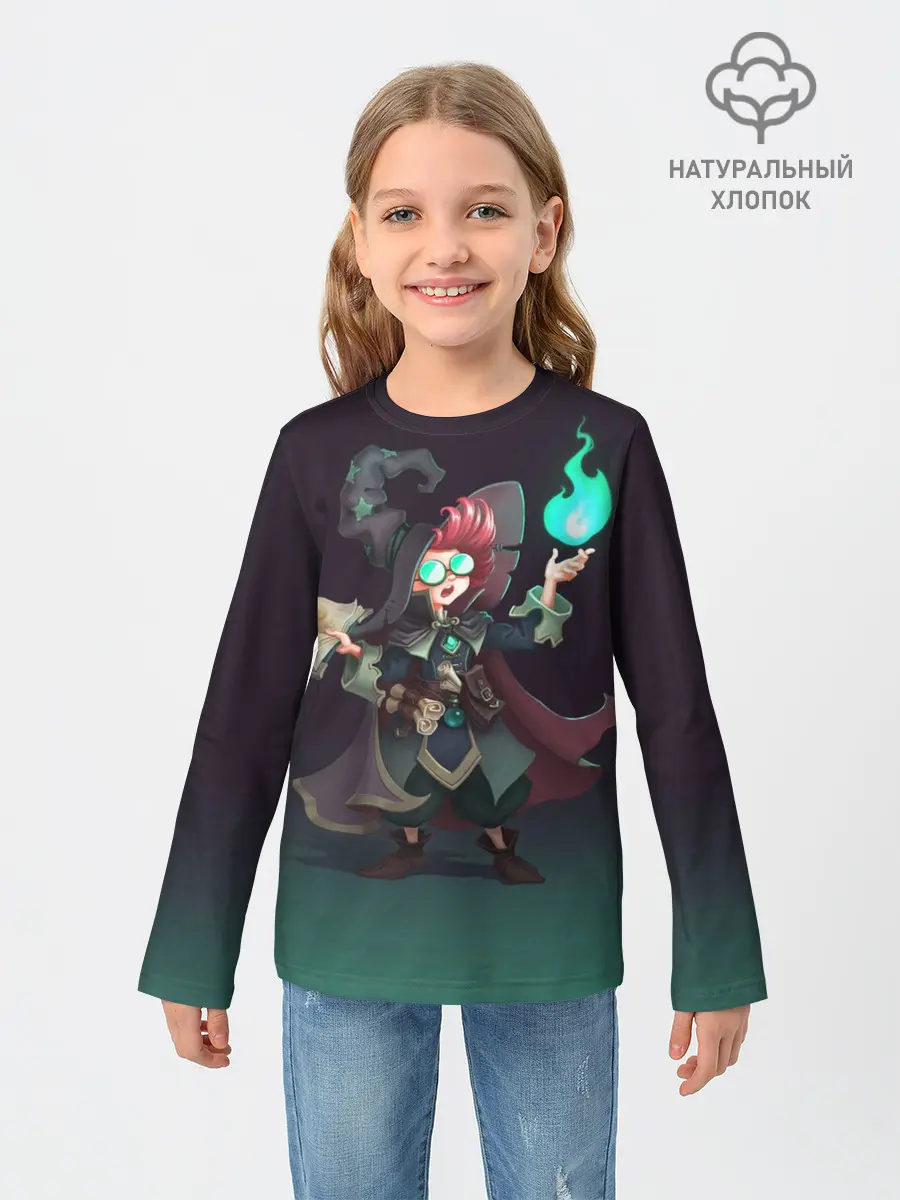 Детский лонгслив / Magician newbie