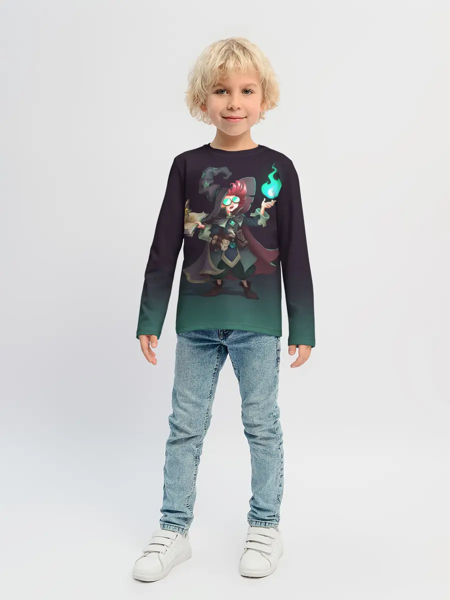 Детский лонгслив / Magician newbie