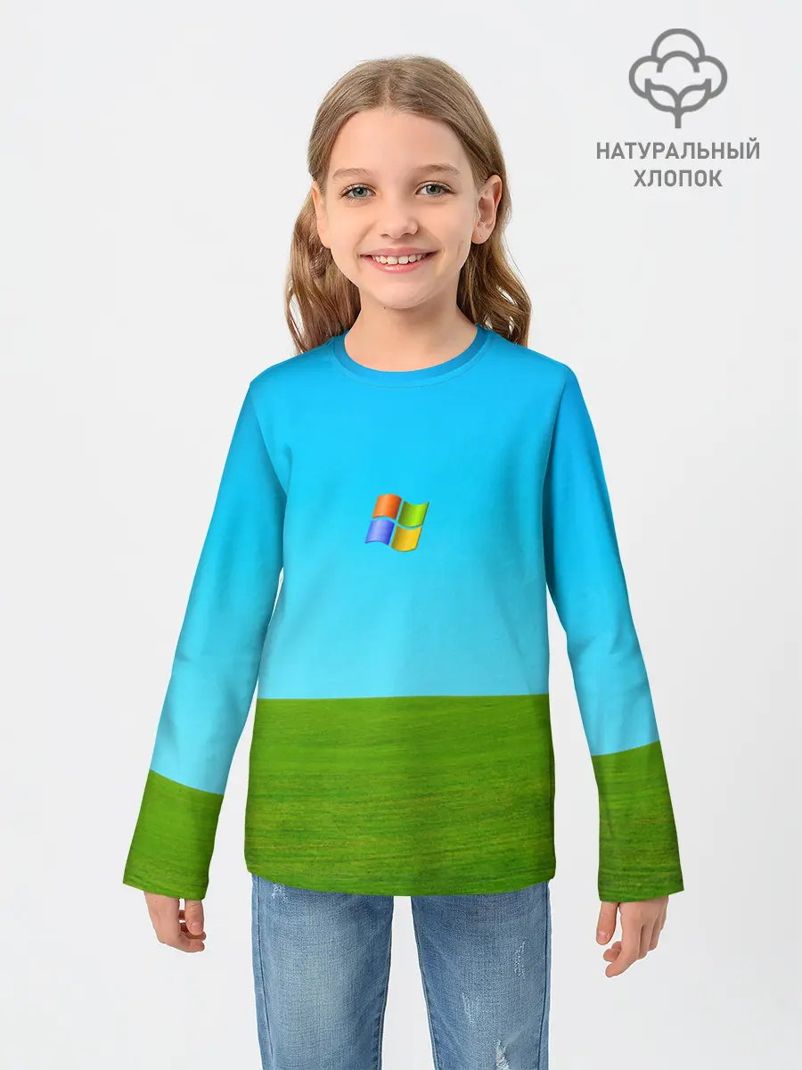 Детский лонгслив / Windows XP