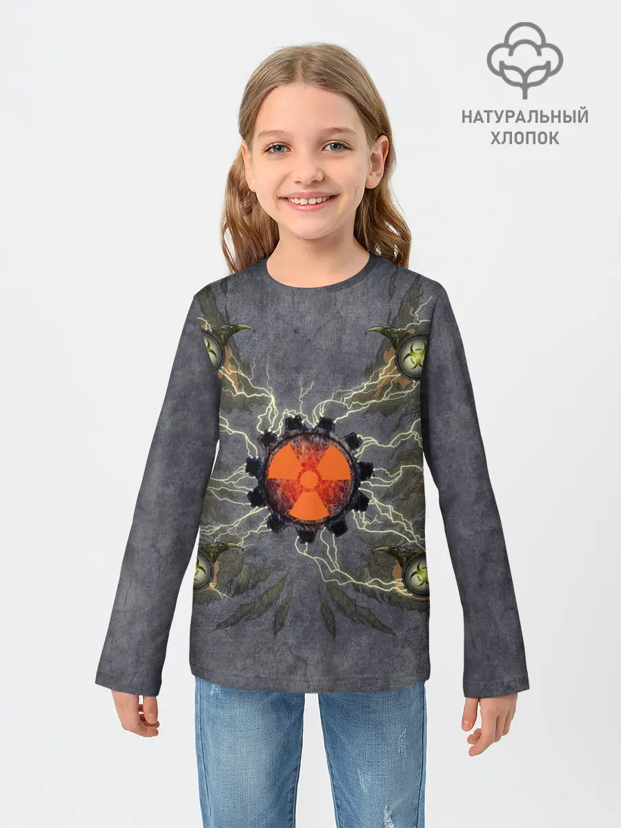 Детский лонгслив / Ядерный резонанс