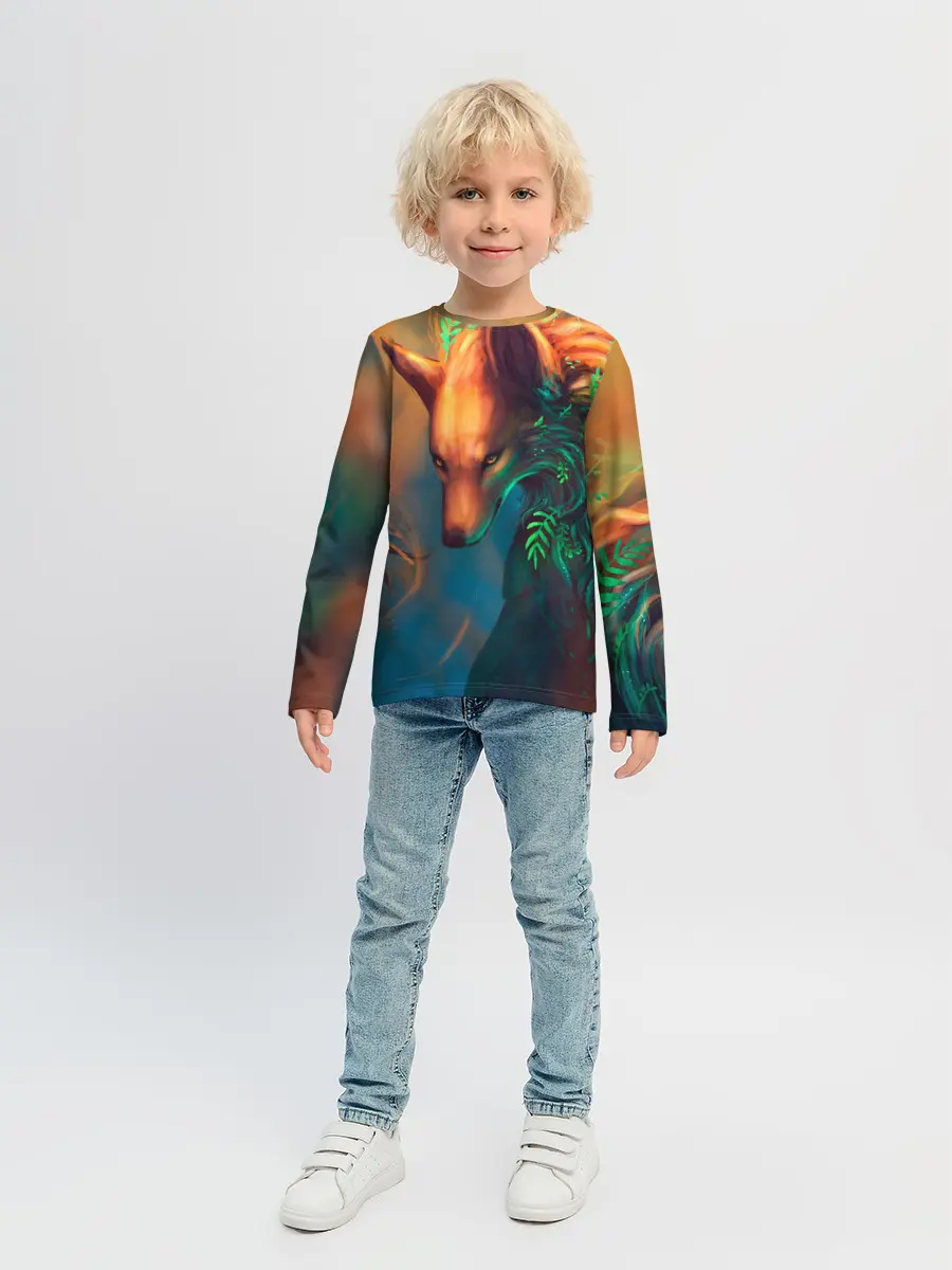 Детский лонгслив / Волшебная лиса