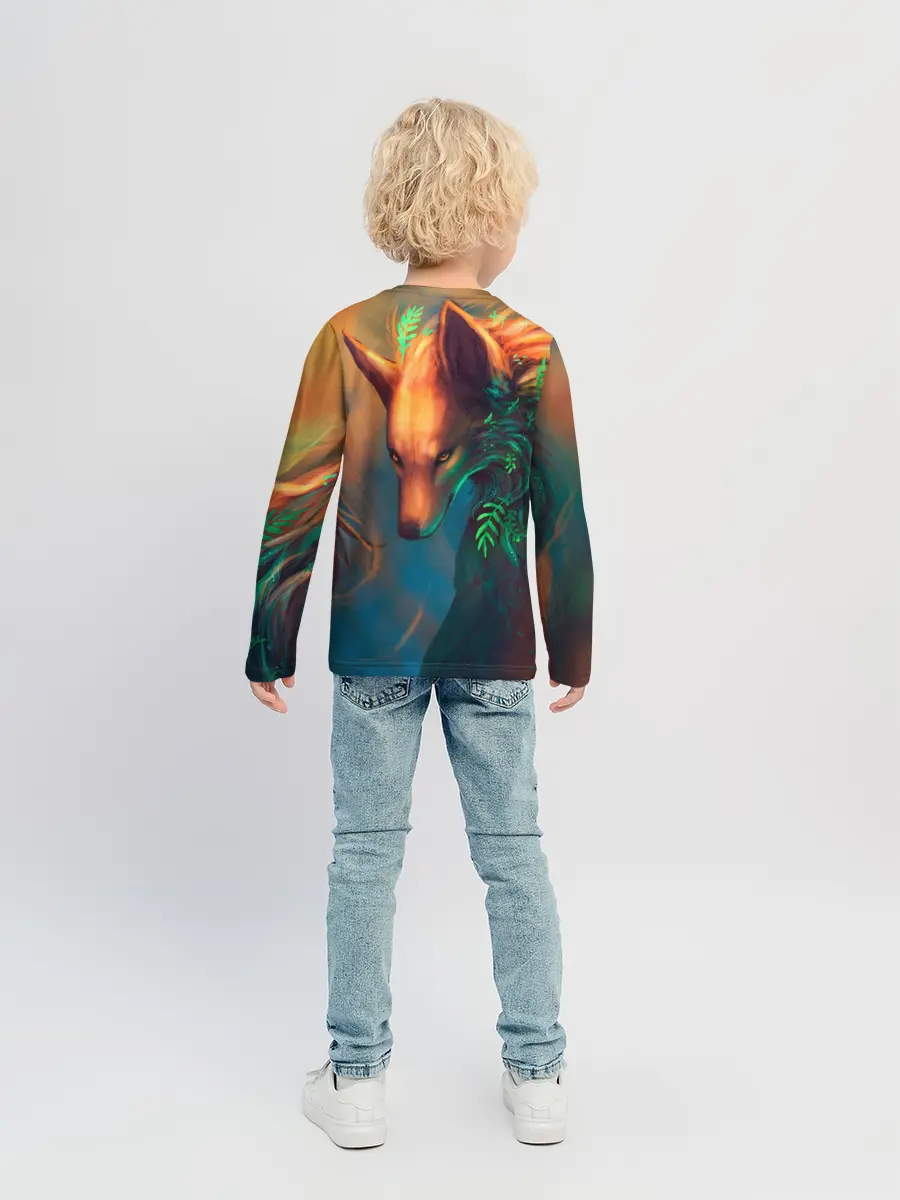 Детский лонгслив / Волшебная лиса