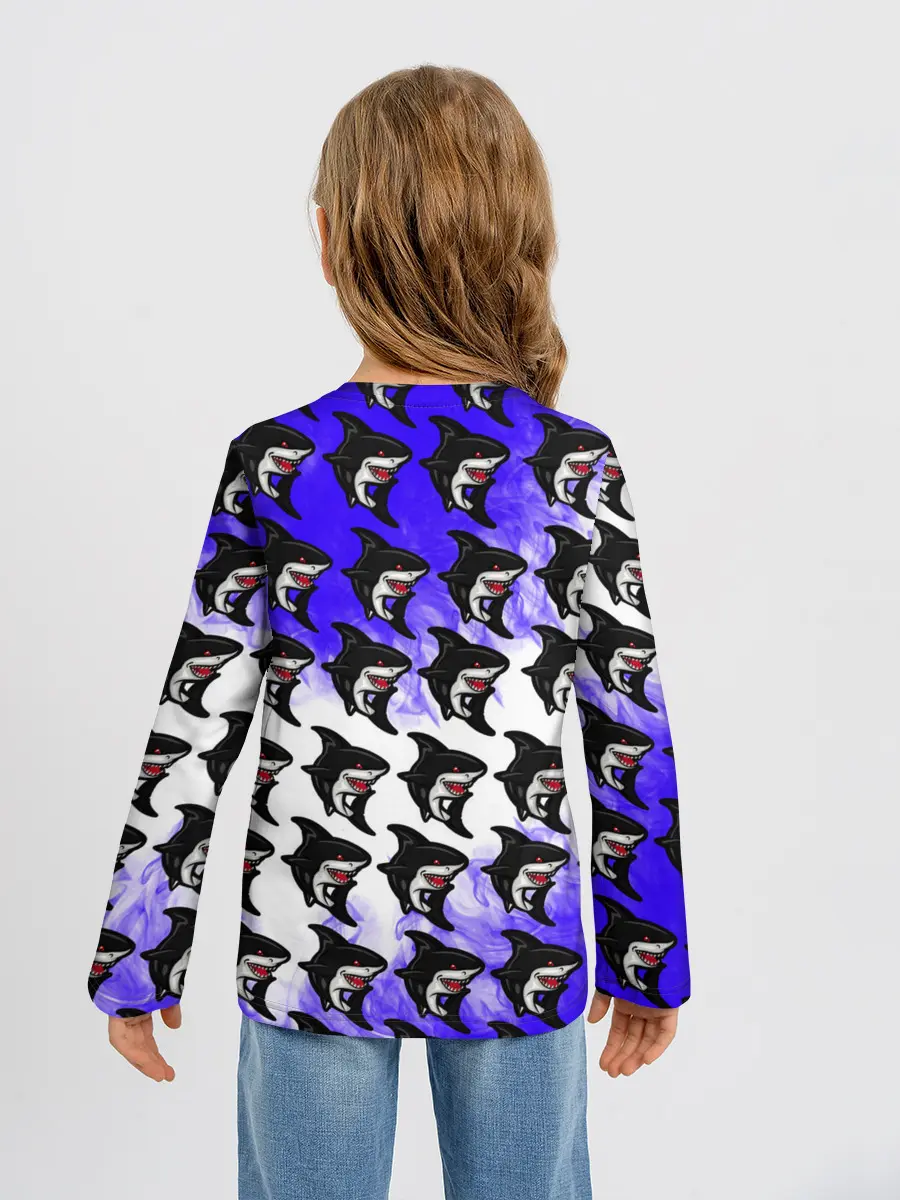 Детский лонгслив / Акула