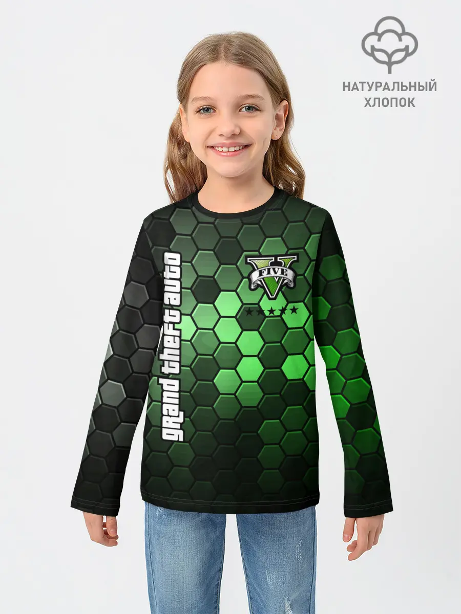 Детский лонгслив / GTA 5 / ГТА 5