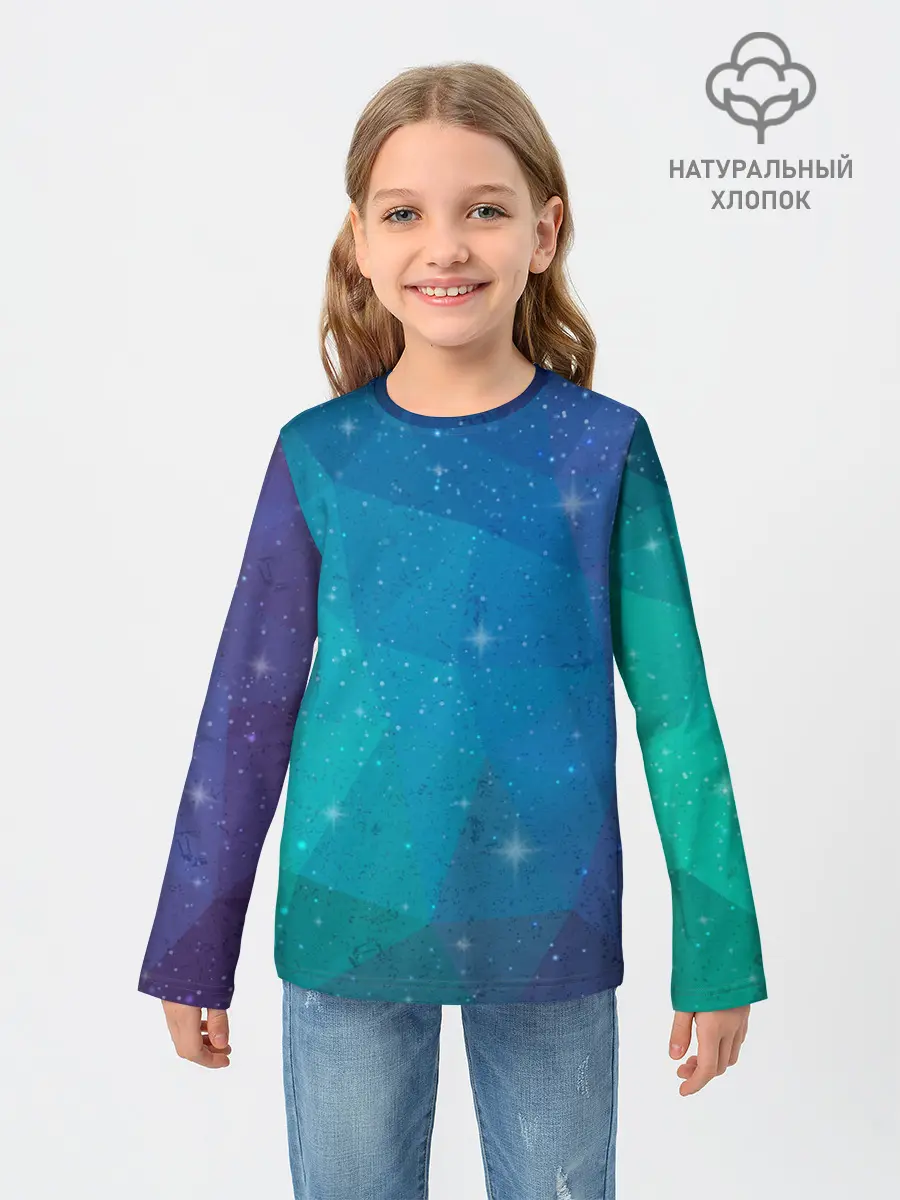 Детский лонгслив / Космос